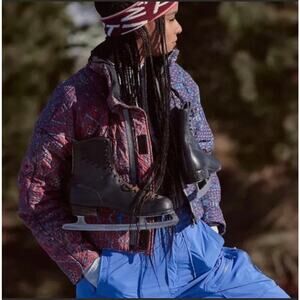 FP Movement Majesty Reversible Cropped Quilted Puffer Jacket Size S